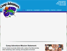 Tablet Screenshot of campadventuretreetopspark.com